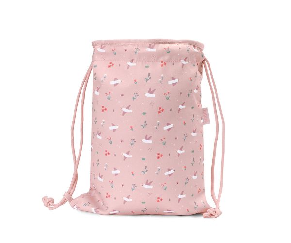 Mochila Saco Tela Blossom Birds