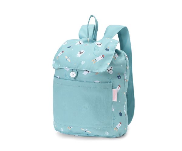 Mochila Pequeña Tela Pandas in Space