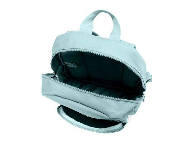 Mochila Solid Color Green Pandas in Space