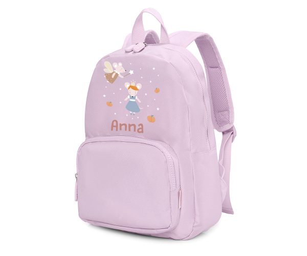 Mochila Solid Color Lavender Mouse Fairies