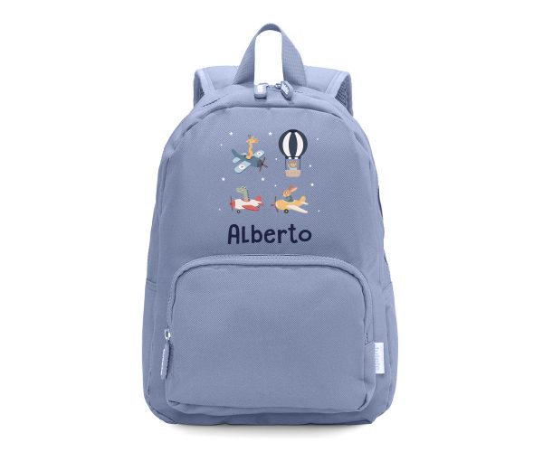 Mochila Solid Color Marine Planes