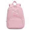 Mochila Solid Color Pink Blossom Birds