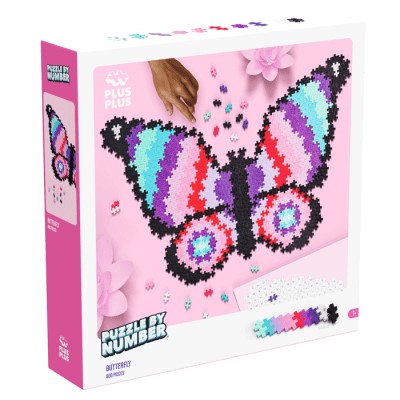 Plus-Plus Puzzle con números Mariposa 800pcs.