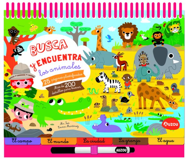 Libro espiral. Busca y encuentra (varios temas)