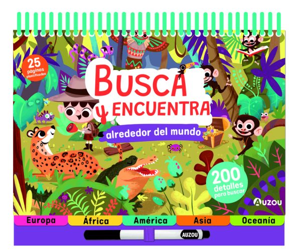 Libro espiral. Busca y encuentra (varios temas)