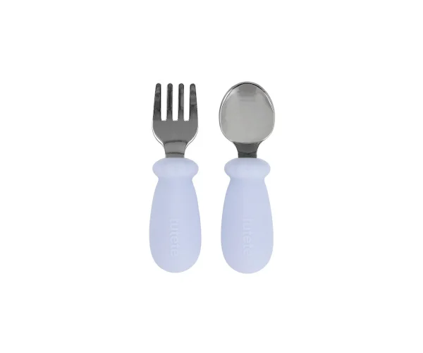 Cubiertos de Aprendizade Powder Blue