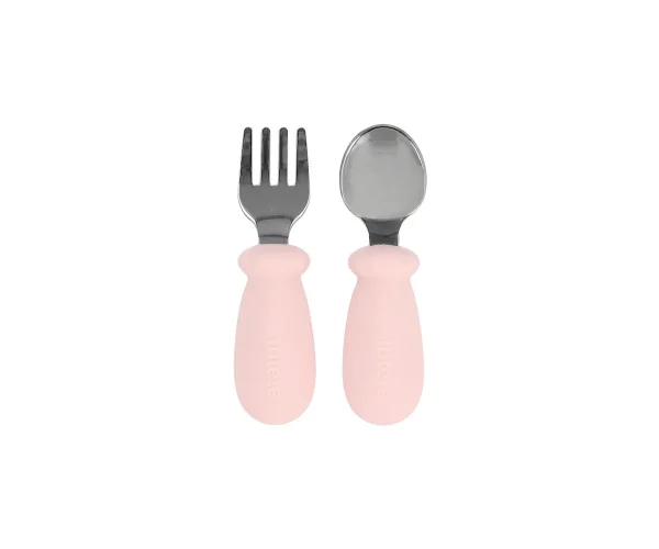 Cubiertos de Aprendizade Nude Rose
