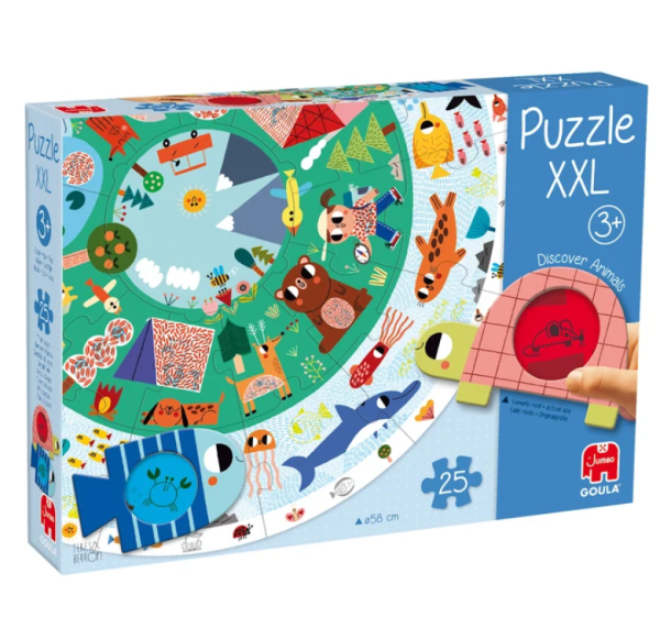 Puzzle XXL Descubrir animales 25pzas